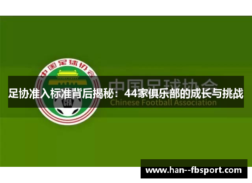 足协准入标准背后揭秘:44家俱乐部的成长与挑战 足协准入标准背后揭秘:44家俱乐部的成长与挑战